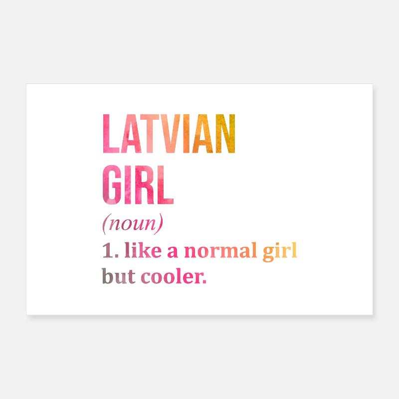 Lettland Poster 60x40 cm