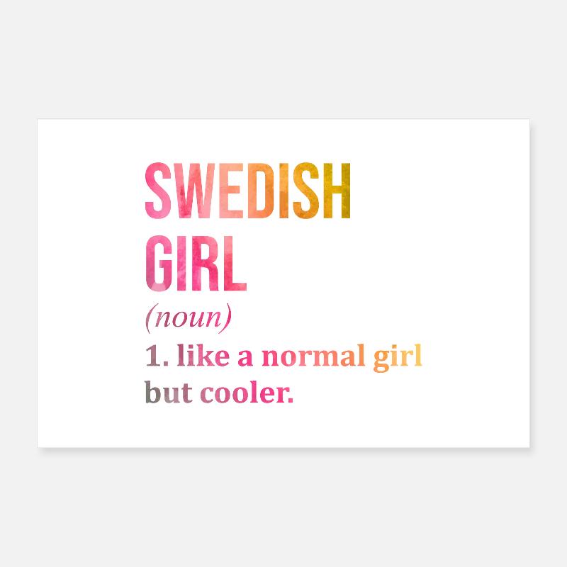 Schweden Poster 60x40 cm
