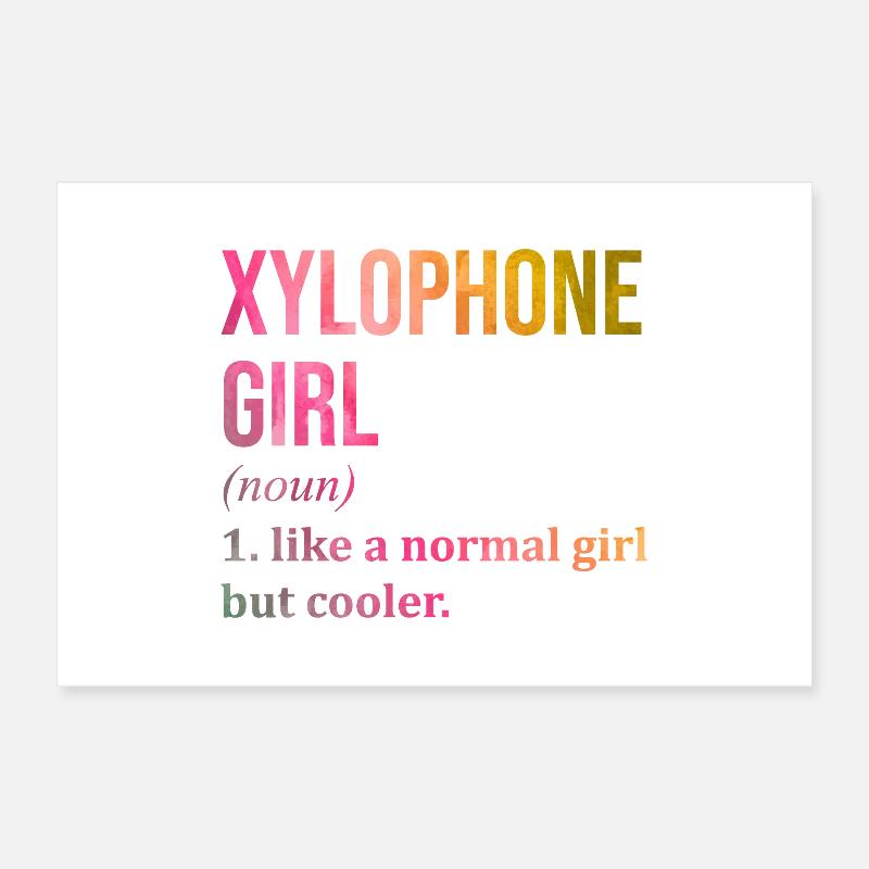 Xylophone Poster 24" x 16" (60x40 cm)