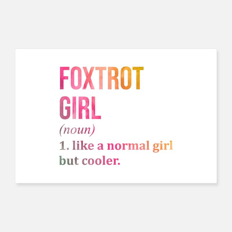 Foxtrott Poster 60x40 cm