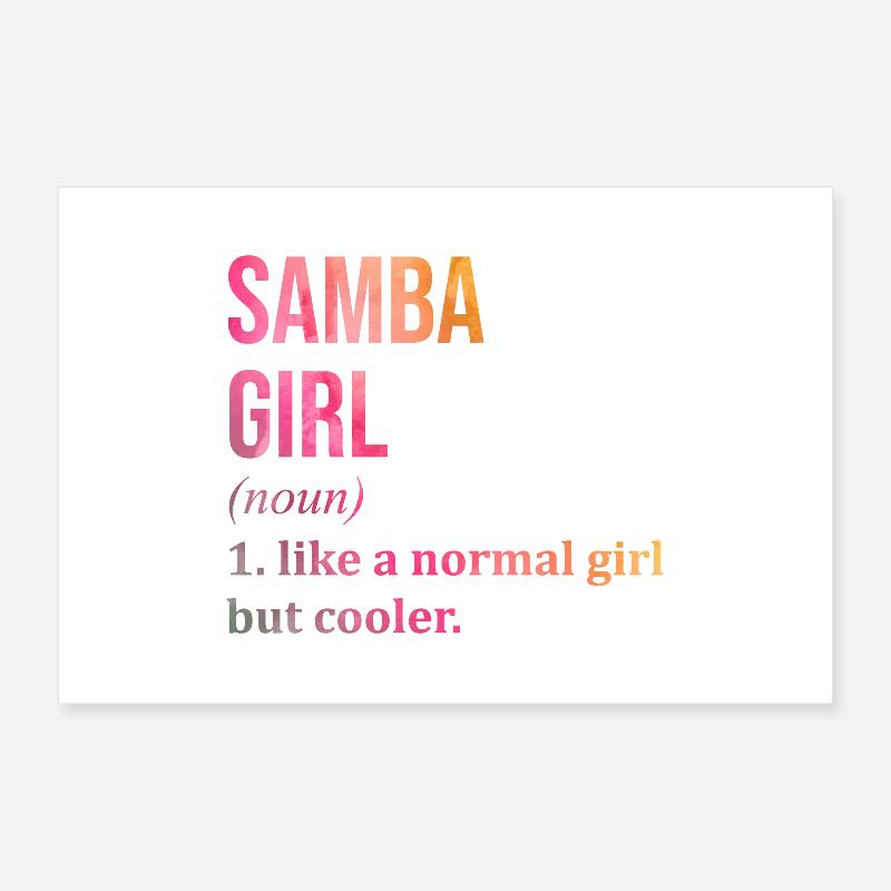 Samba Poster 24" x 16" (60x40 cm)