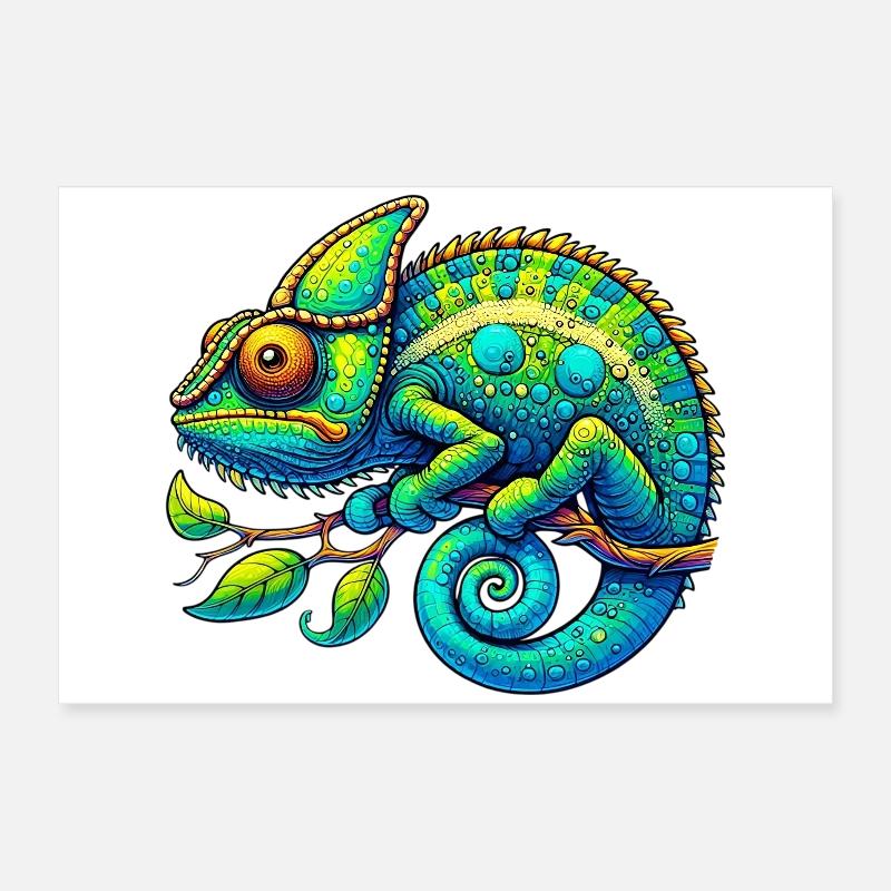 Chameleon Poster 24" x 16" (60x40 cm)