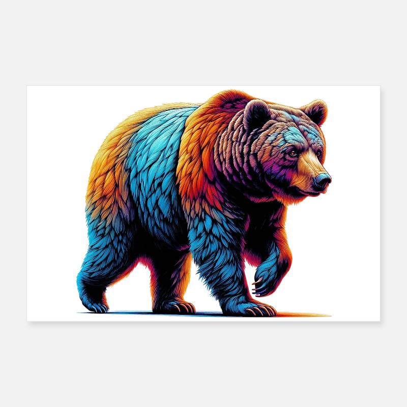 Bear Poster 24" x 16" (60x40 cm)