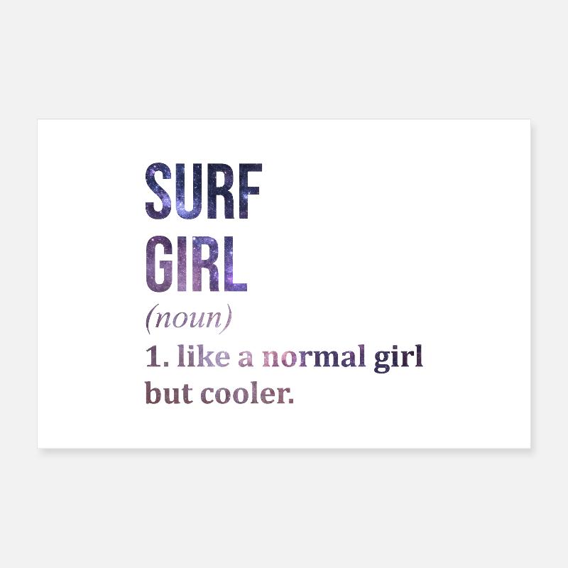 Surfing Poster 24" x 16" (60x40 cm)