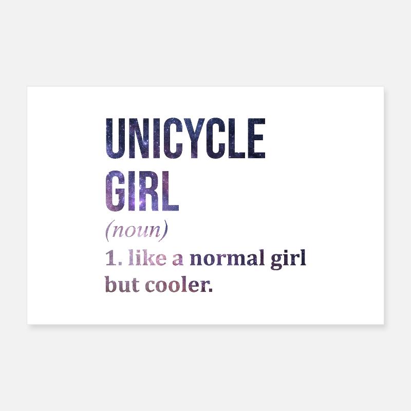 monocycle Poster 60 x 40 cm
