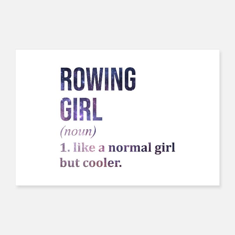 Rowing Poster 24" x 16" (60x40 cm)