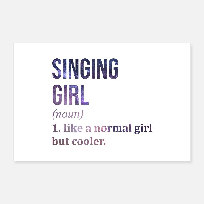 Singing Poster 24" x 16" (60x40 cm)