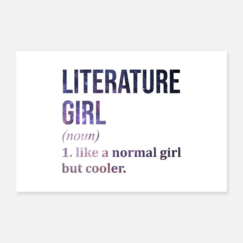 littérature Poster 60 x 40 cm