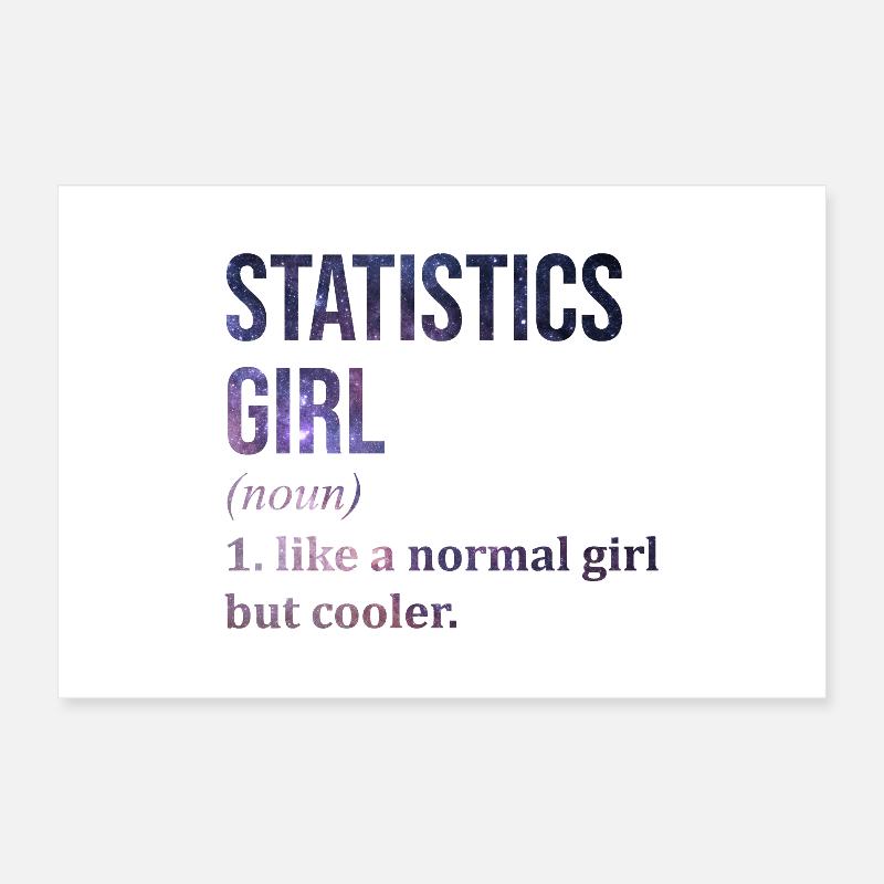 statistiques Poster 60 x 40 cm