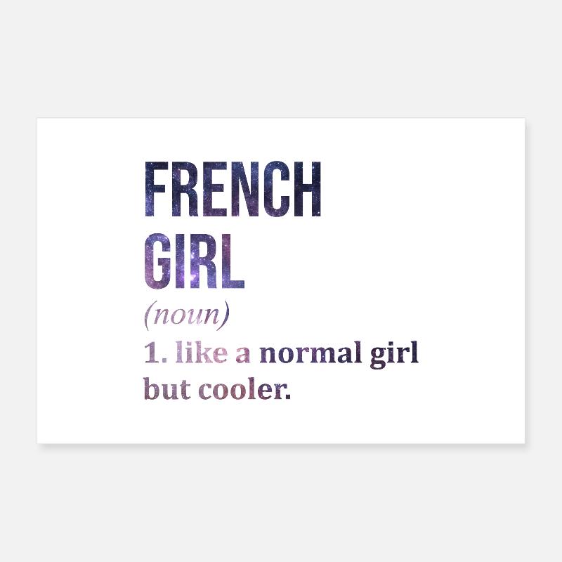 French Poster 24" x 16" (60x40 cm)