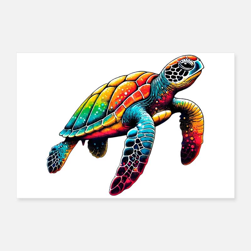 Schildkröte Poster 60x40 cm