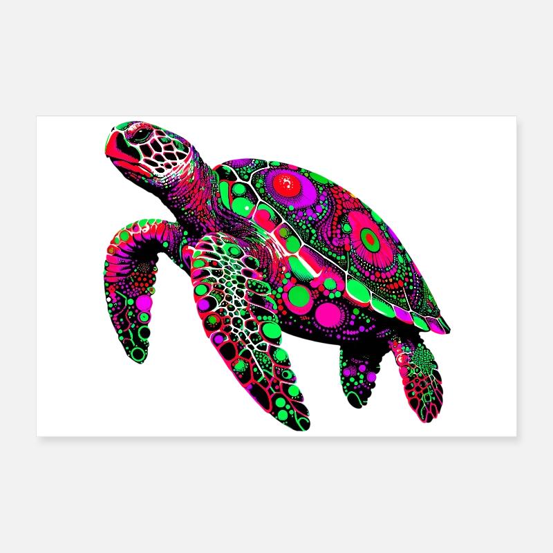 Turtle Poster 24" x 16" (60x40 cm)