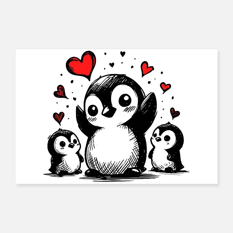 Happy Couple Surrounded by Love Poster 24" x 16" (60x40 cm)
