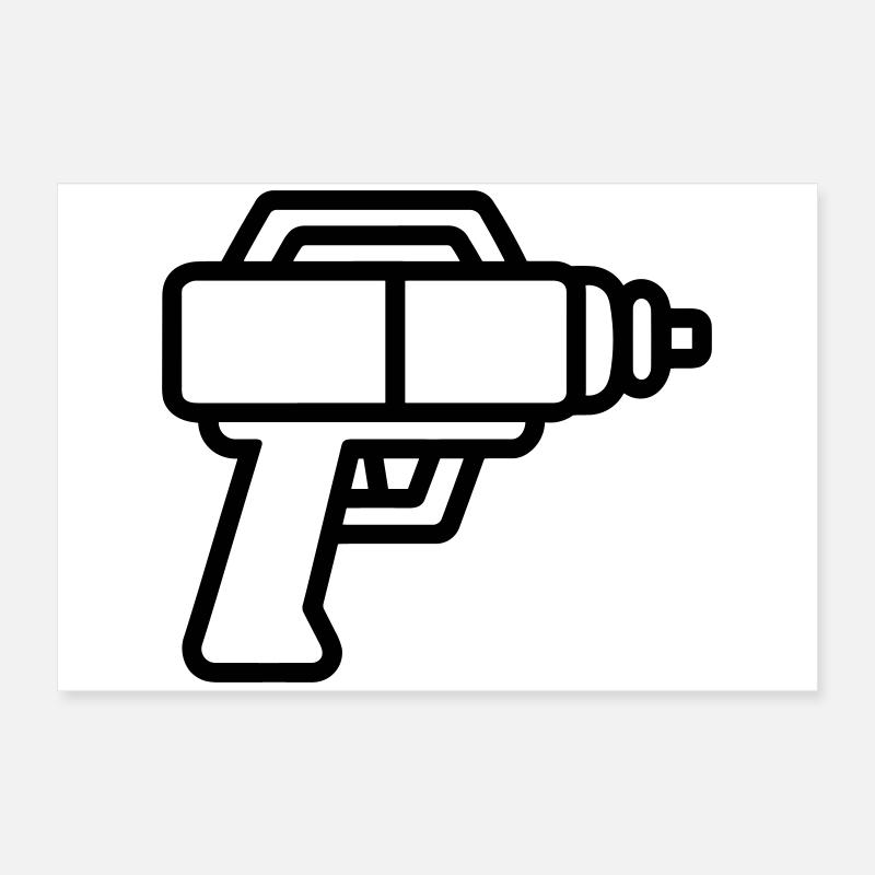 Water Gun Poster 24" x 16" (60x40 cm)