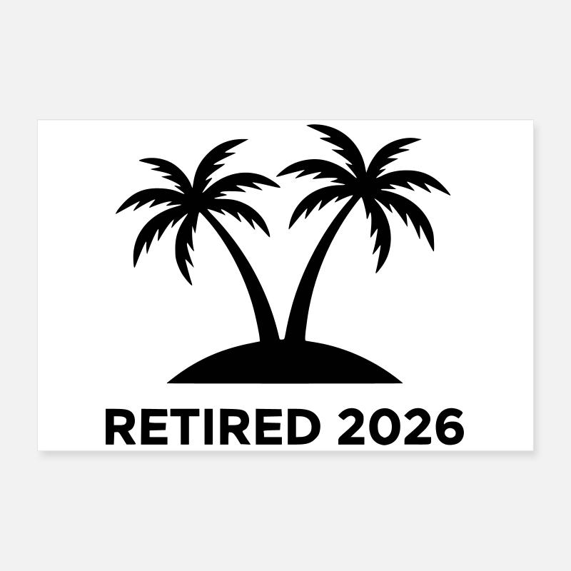 Logo retraité de Pension Island 2026 Poster 60 x 40 cm