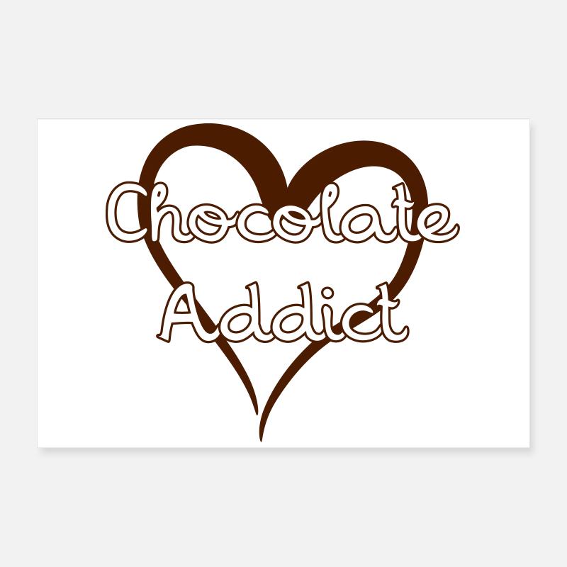 Chocolate Addict Poster 60 x 40 cm