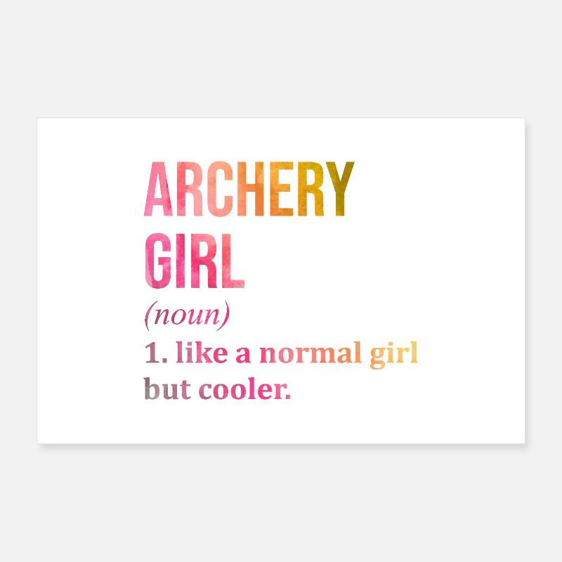 Archery Poster 24" x 16" (60x40 cm)