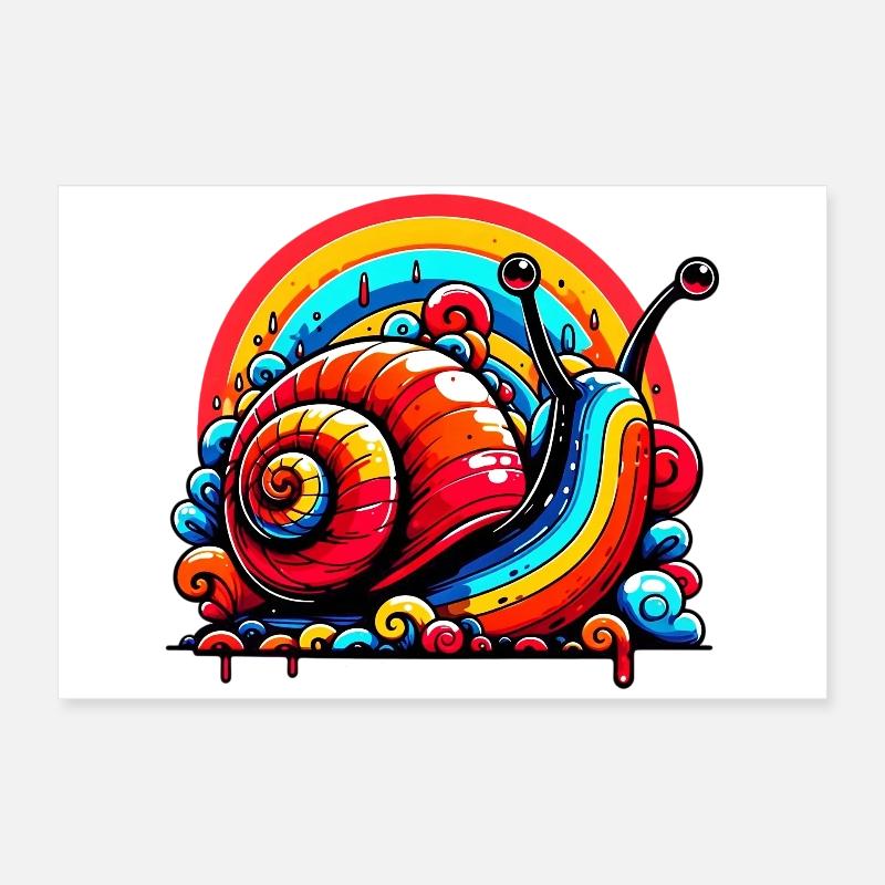 Escargot Poster 60 x 40 cm