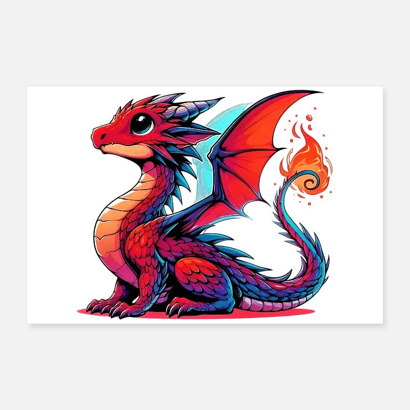 Dragon Poster 60 x 40 cm