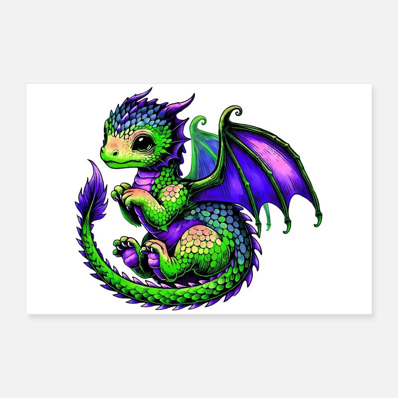 Dragon Poster 60 x 40 cm