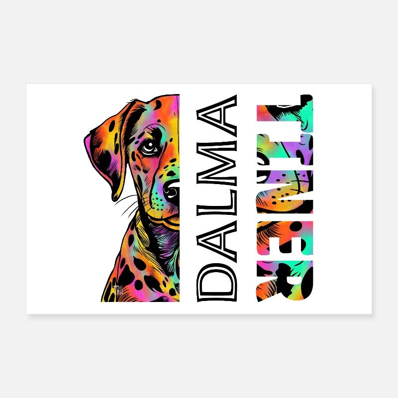 Dalmatien coloré Poster 60 x 40 cm