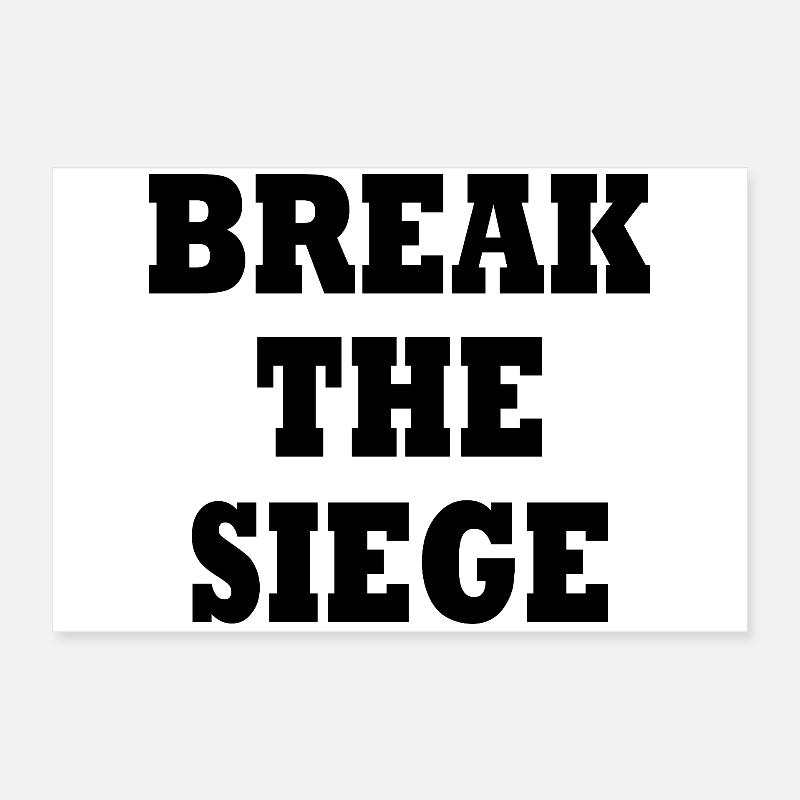 Briser le siège Poster 60 x 40 cm
