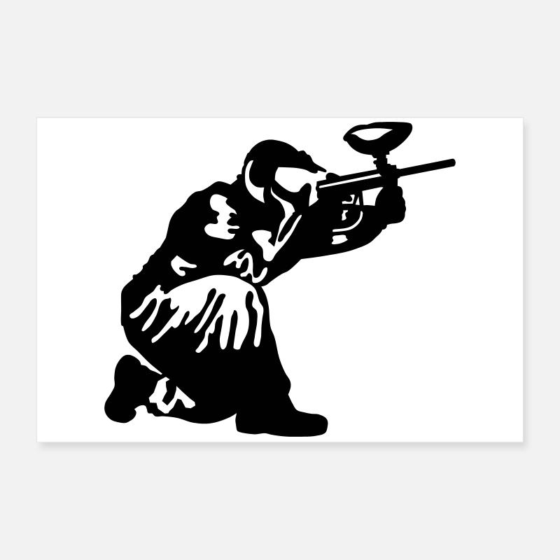 Paintball Poster 60 x 40 cm