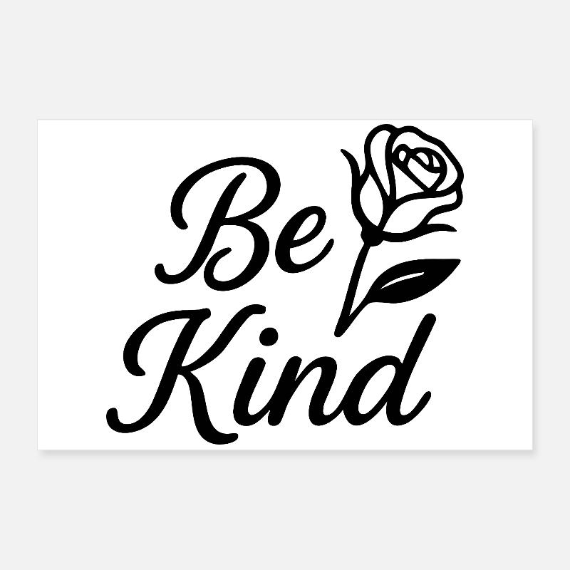 Be Kind Poster 24" x 16" (60x40 cm)