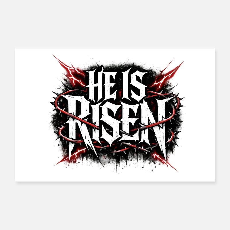 Il est ressuscité Poster 60 x 40 cm