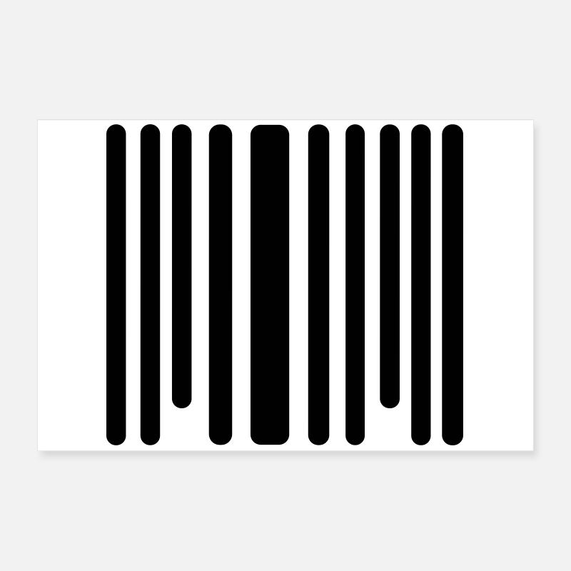 code barre Poster 60 x 40 cm