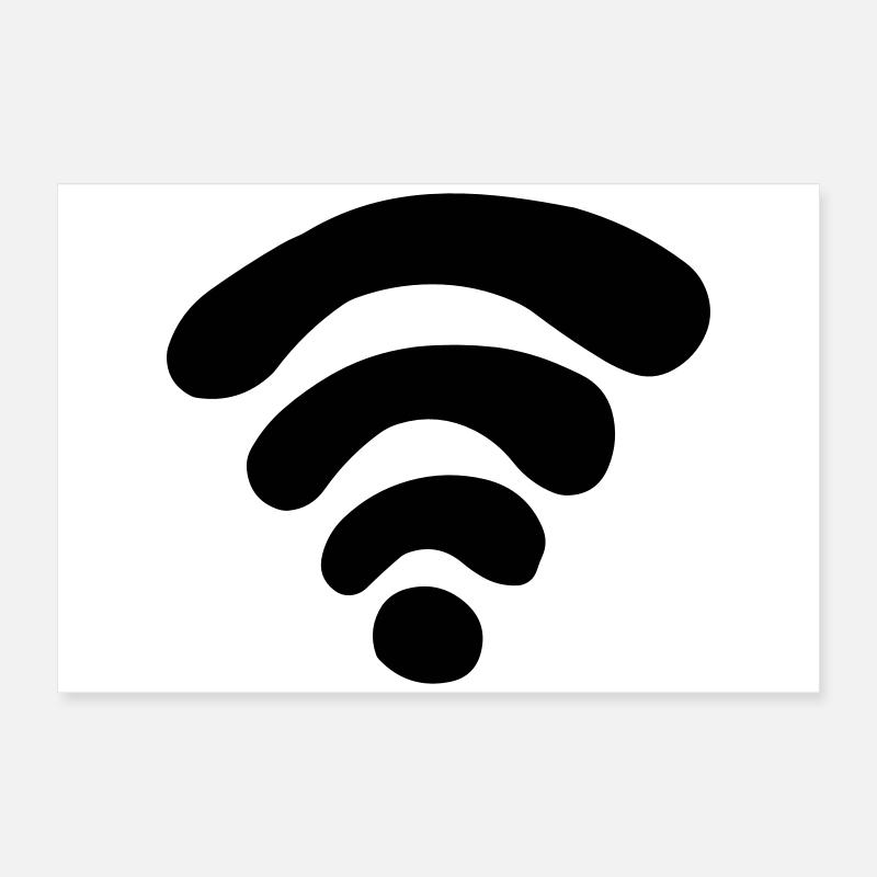 WiFi Poster 60 x 40 cm