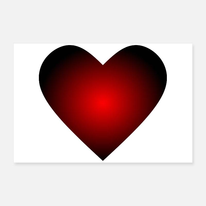 Cadeau Saint-Valentin Saint-Valentin Poster 60 x 40 cm