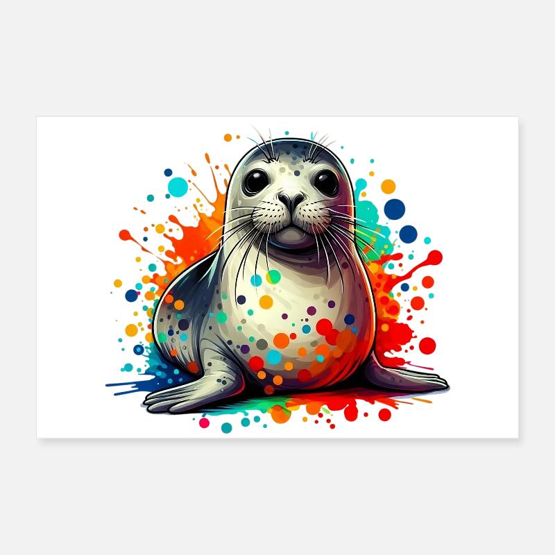 Seal Poster 24" x 16" (60x40 cm)