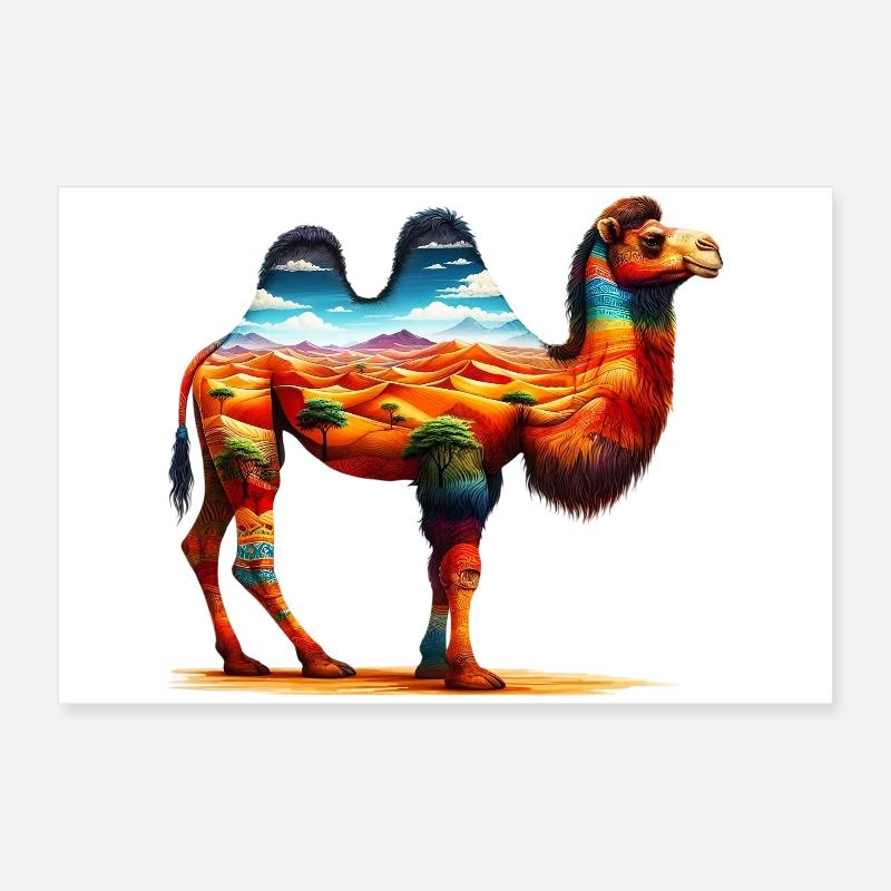 Kamel Poster 60x40 cm