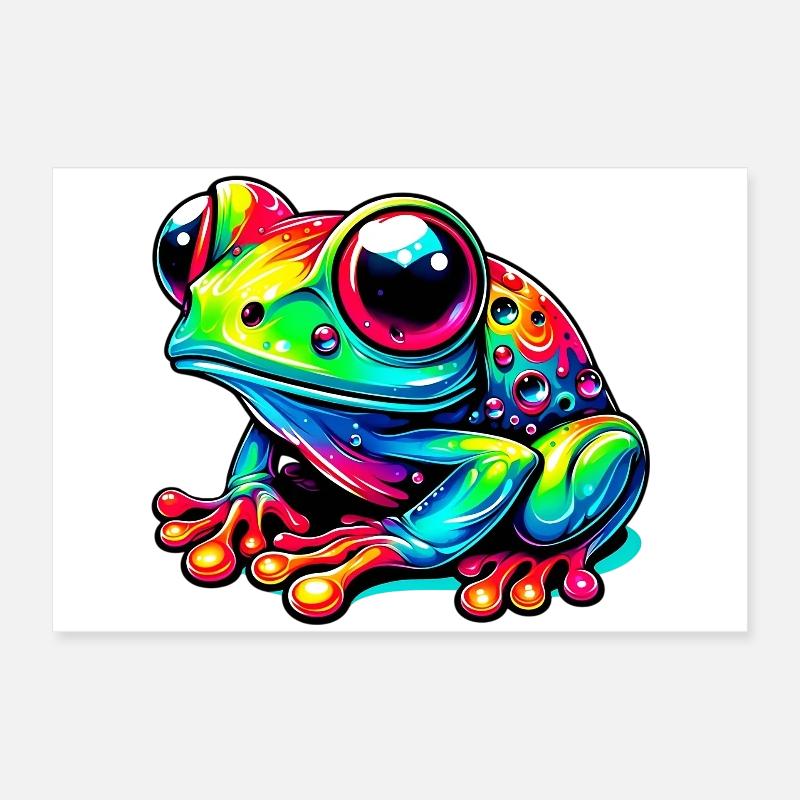 Frosch Poster 60x40 cm
