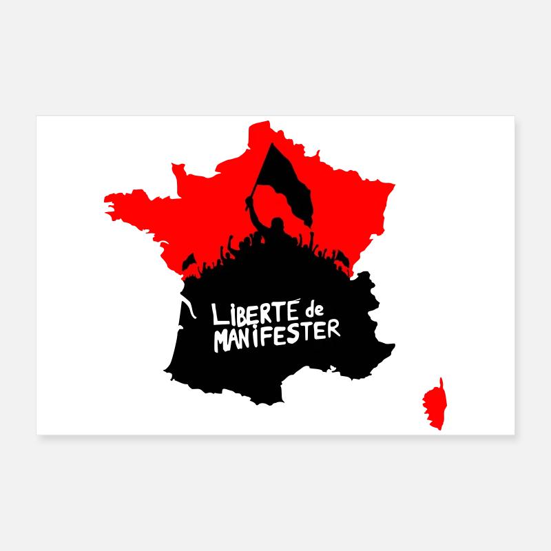 Freedom to protest Poster 24" x 16" (60x40 cm)