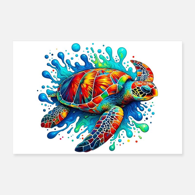 Tortue Poster 60 x 40 cm