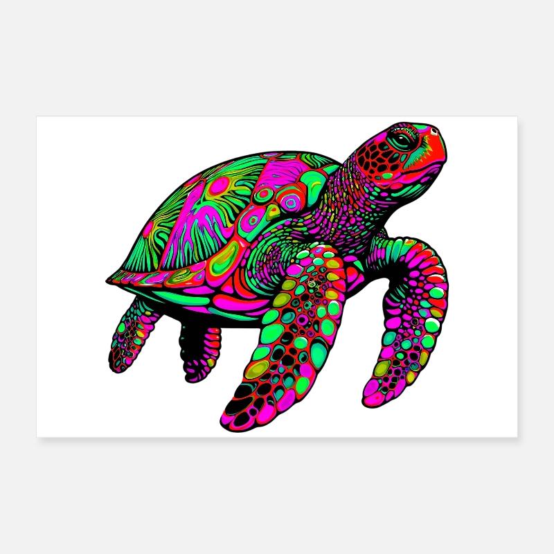 Tortue marine Poster 60 x 40 cm