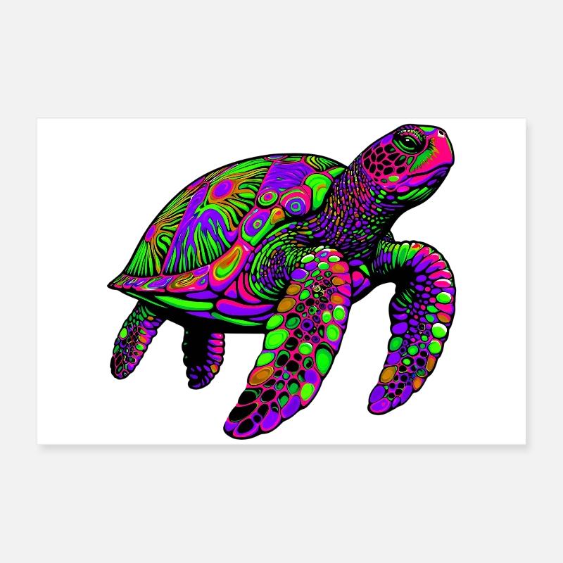 Tortue marine Poster 60 x 40 cm