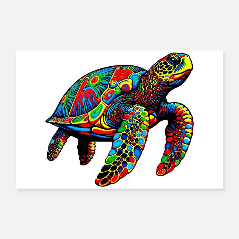 Sea turtle Poster 24" x 16" (60x40 cm)