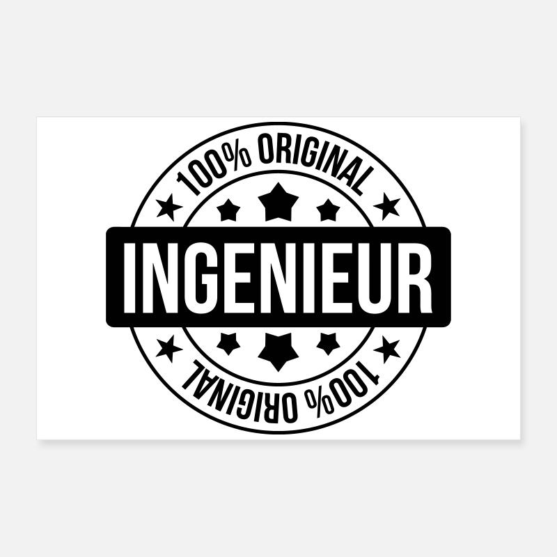 Ingenieur Poster 60x40 cm