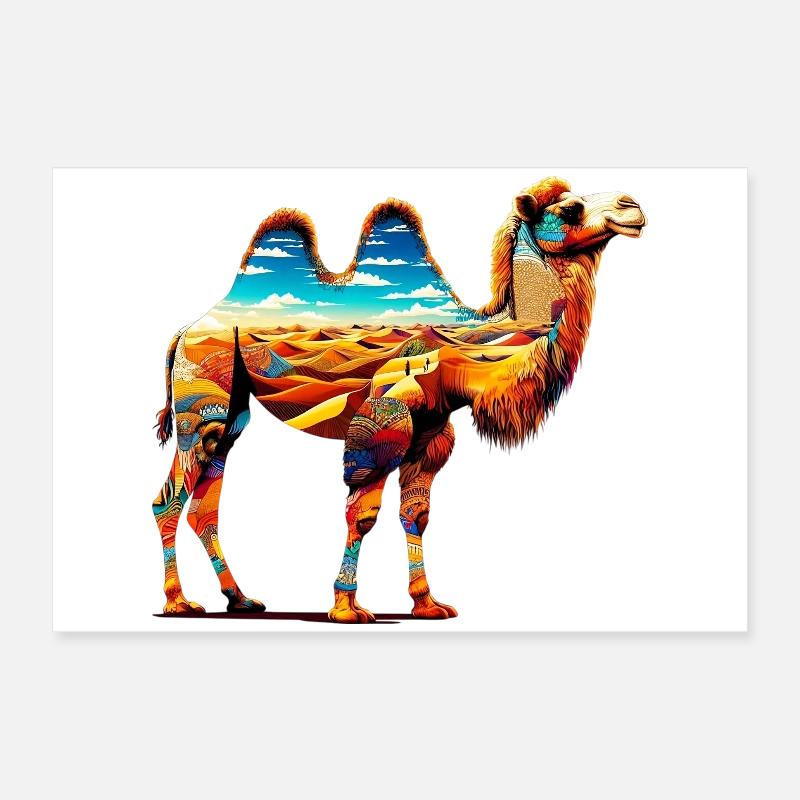 Kamel Poster 60x40 cm