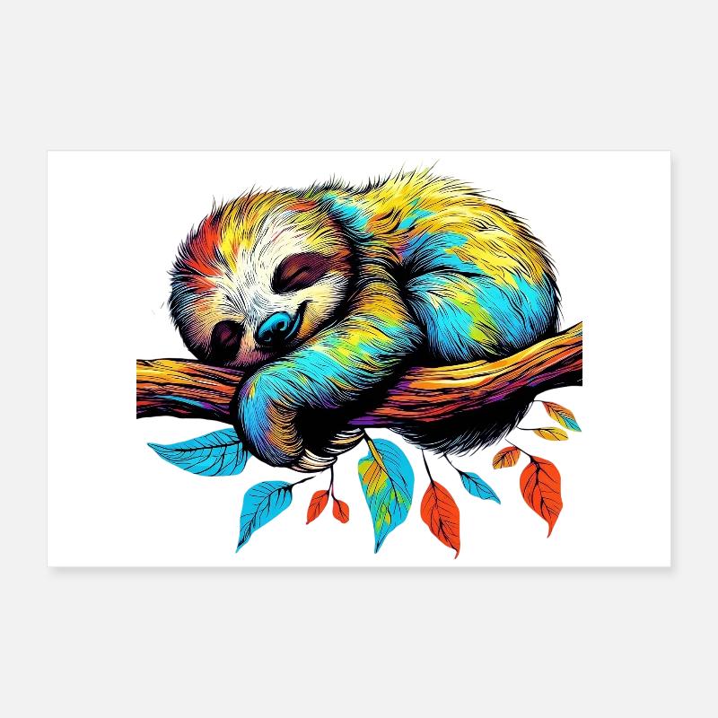 Sloth Poster 24" x 16" (60x40 cm)