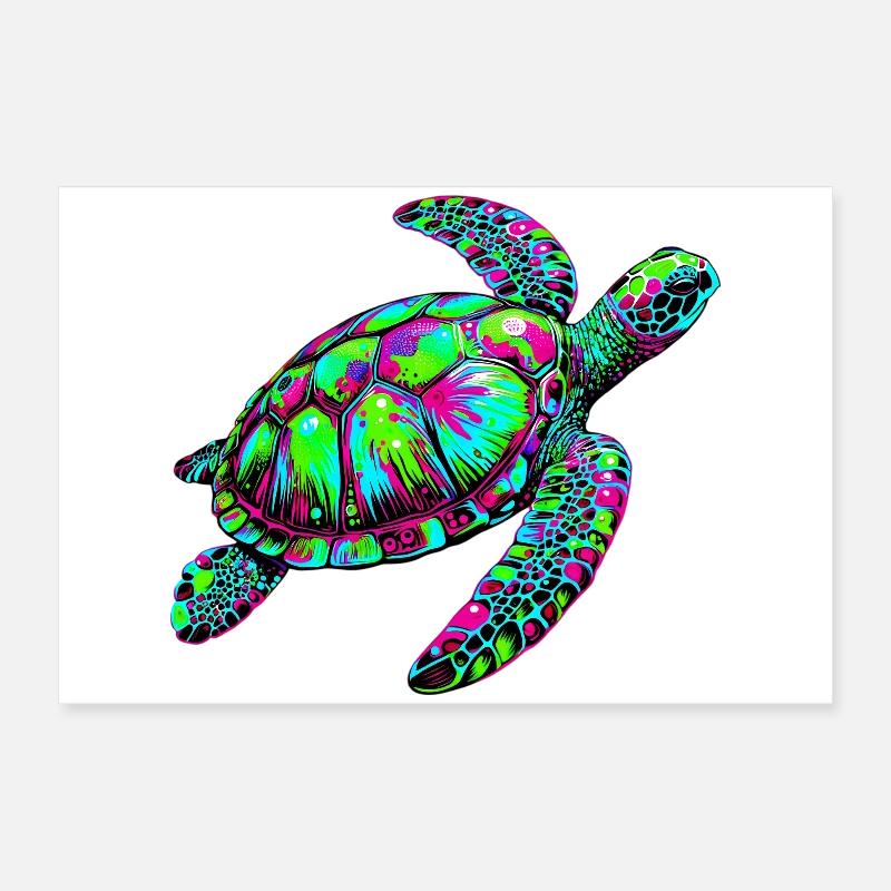Sea turtle Poster 24" x 16" (60x40 cm)