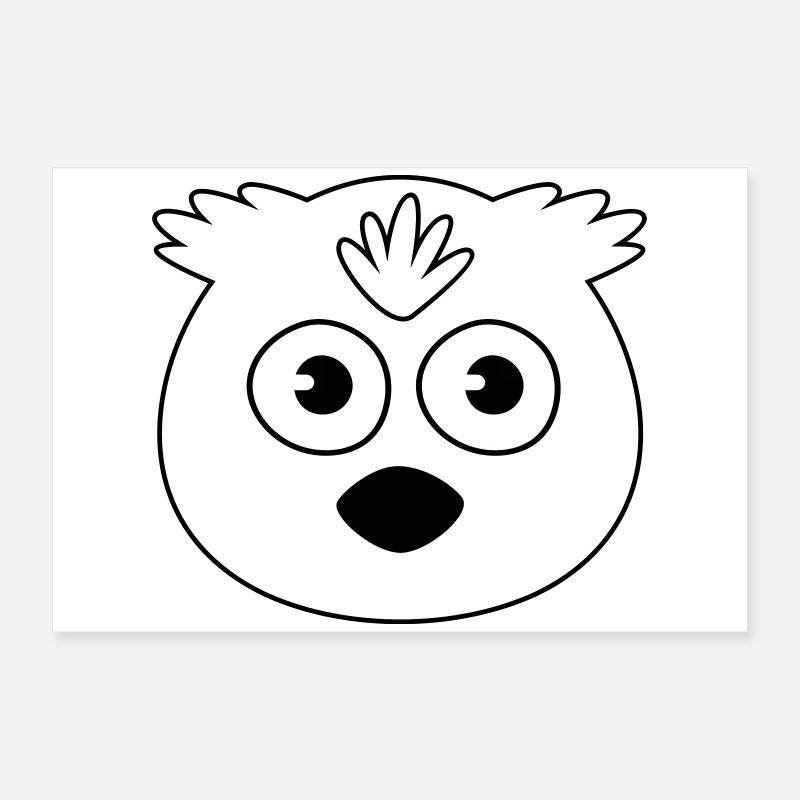 Owl Poster 24" x 16" (60x40 cm)