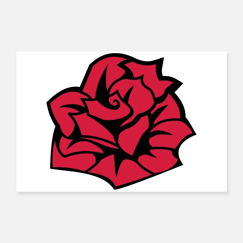 6254398 135442652 Rose Poster 60 x 40 cm