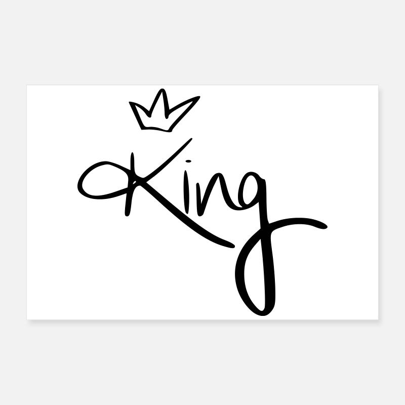 King. Poster 60x40 cm
