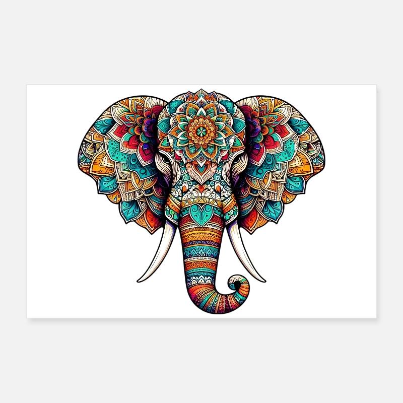 Elefant Poster 60x40 cm
