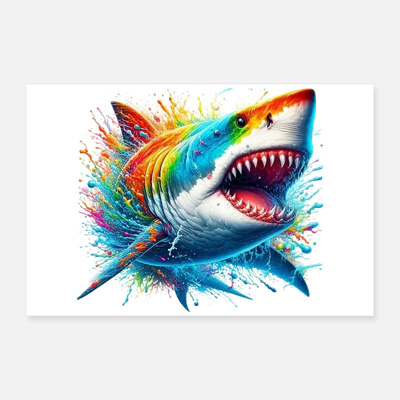 Requin Poster 60 x 40 cm