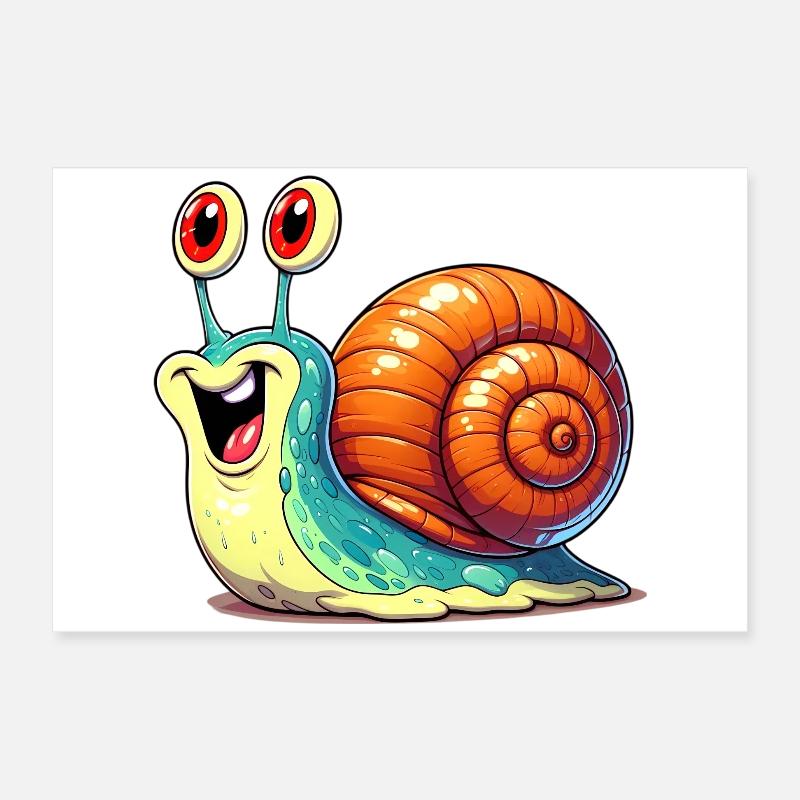 Escargot Poster 60 x 40 cm